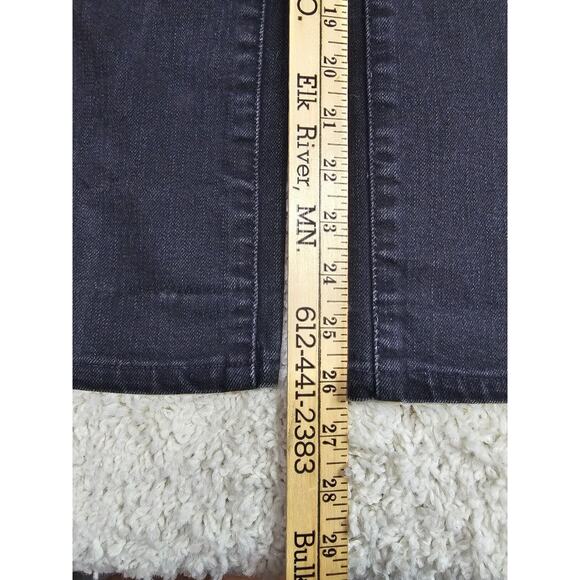 Levi's 505 Straight Leg Jeans 10S Women's Black 30x30 - Picture 3 of 16